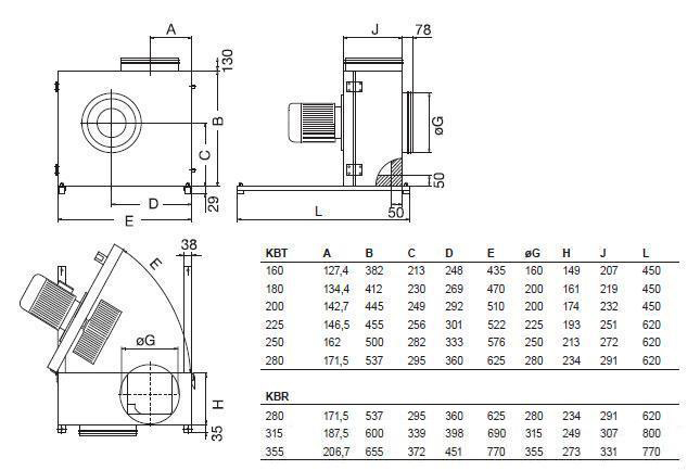 systemair razmery kbr kbt